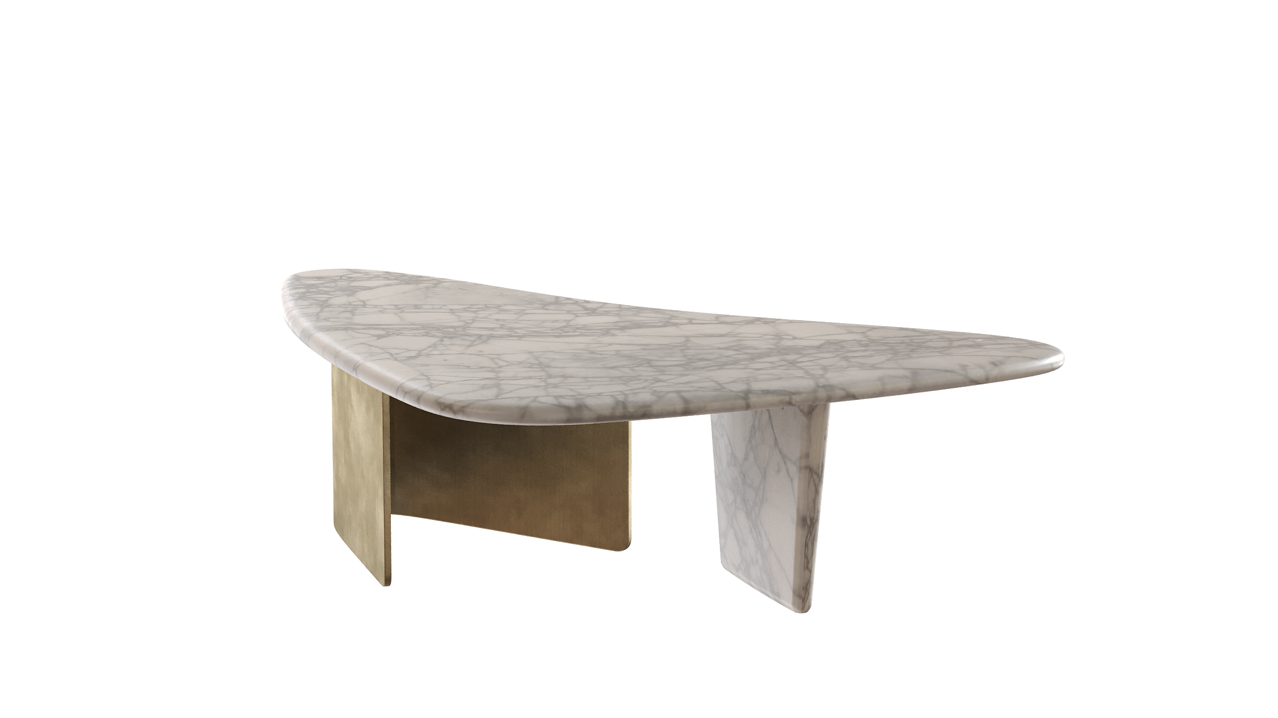 ASSOS - Amorf Uzun Orta Sehpa Mermer