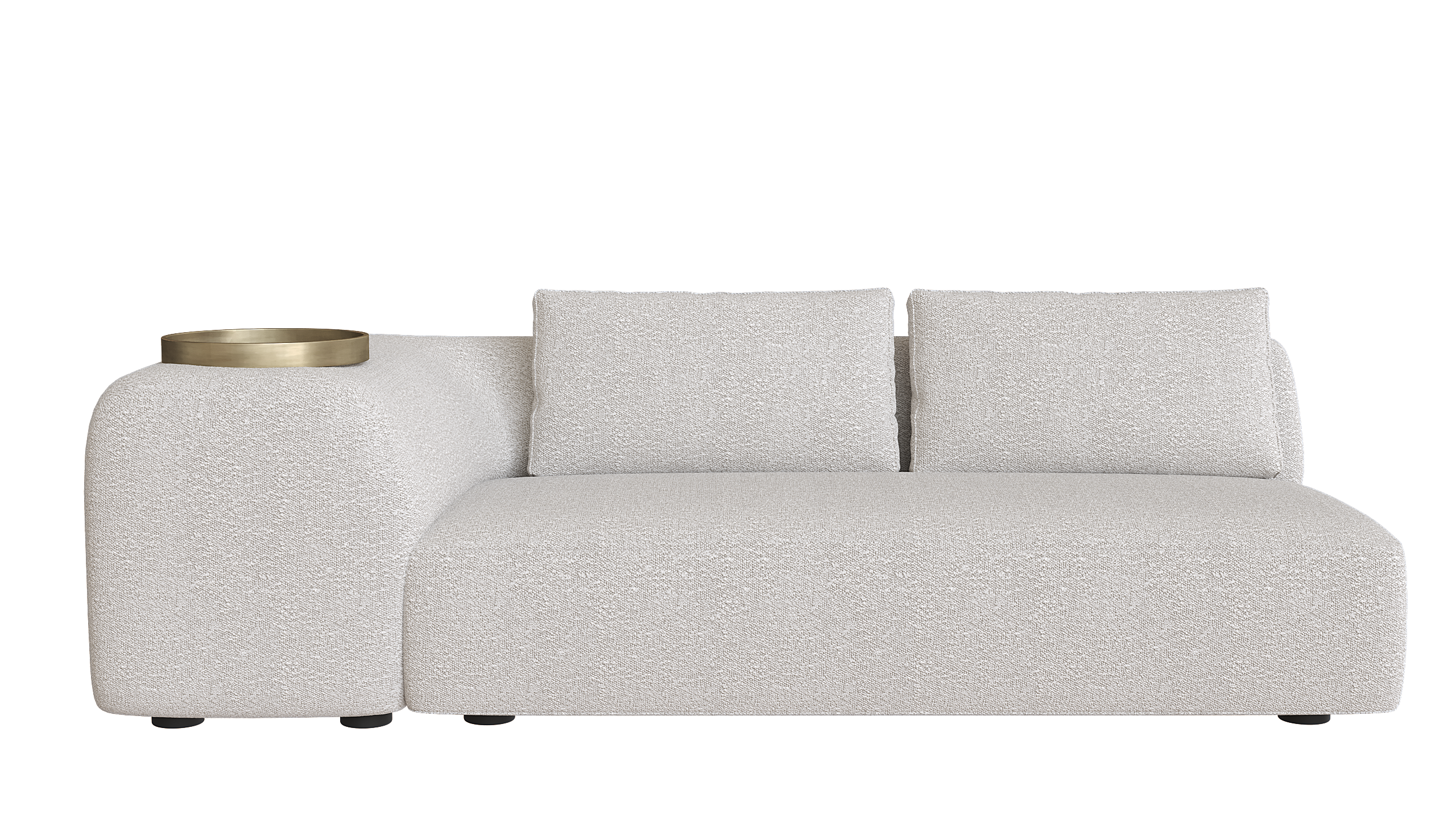 OLYMPOS -  Geniş Tek Kollu Sehpalı Üçlü Modül